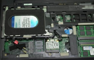 SSD setelah terpasang